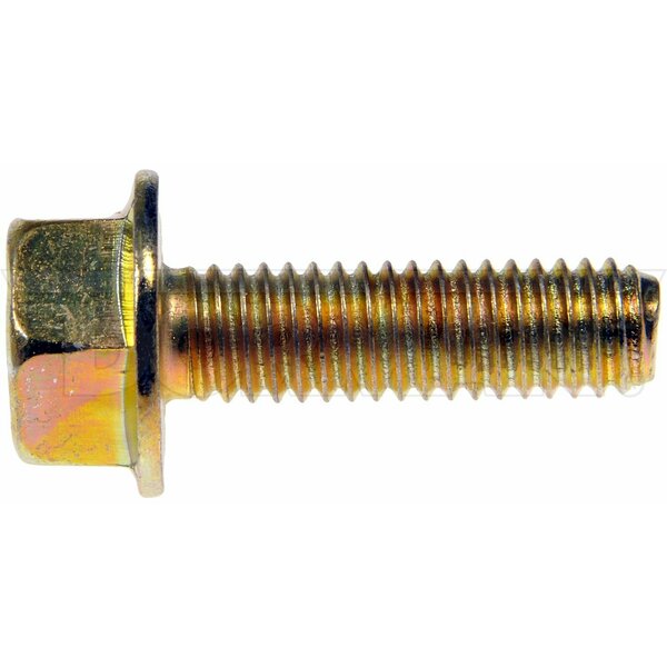 Dorman Class 10.9, M6-1.00 Hex Head Cap Screw, Zinc Yellow Steel, 20 mm L 980-220D